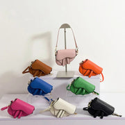 Sac à Main Femme Mini Selle – Sac Bandoulière Tendance avec Fermeture à Boucle et Zip - Justyol