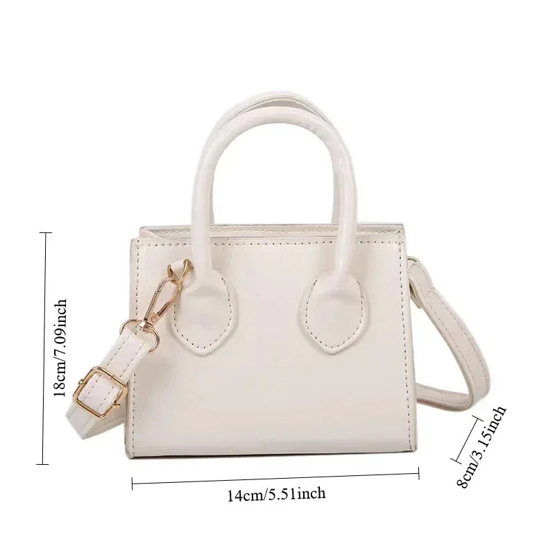 Mini Sac à Main Femme – Sac Rétro Carré, Sac à Bandoulière et Messenger Élégant et Polyvalent - Justyol