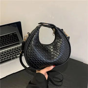 Sac à Main Femme – Sac à Bandoulière PU Cuir à Motif Lattice, Sac Small Crossbody Élégant et Tendance - Justyol