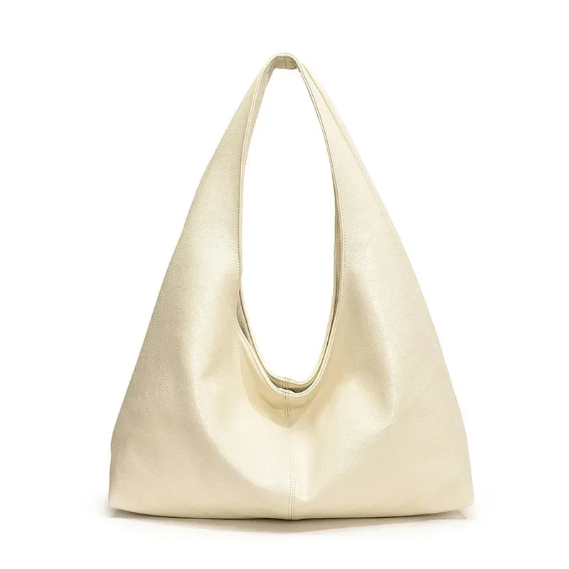 Sac à Main Femme Grand Modèle Hobo – Sac Bandoulière en Cuir Souple