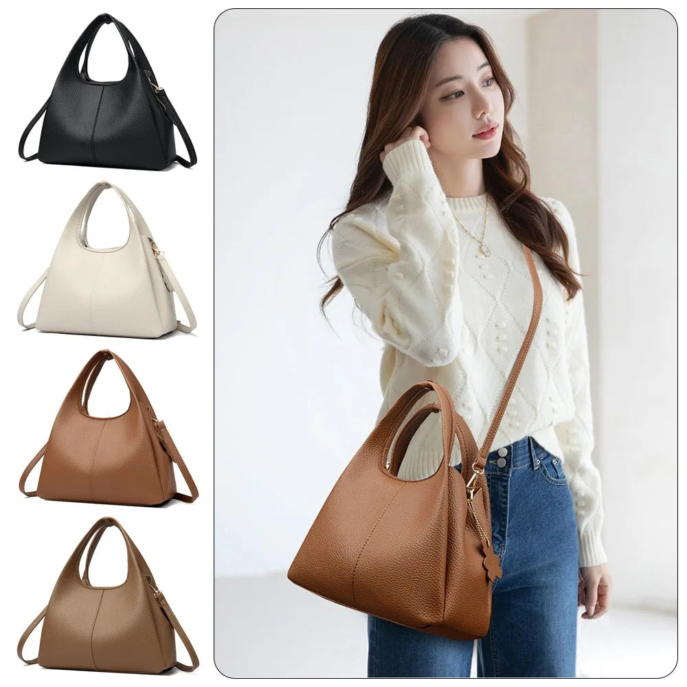 Sac à Main Femme Luxe en PU – Sac Bandoulière Grande Capacité