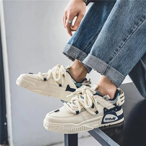 Men's motorcycle shoes, trendy and fashionable board shoes MU Group