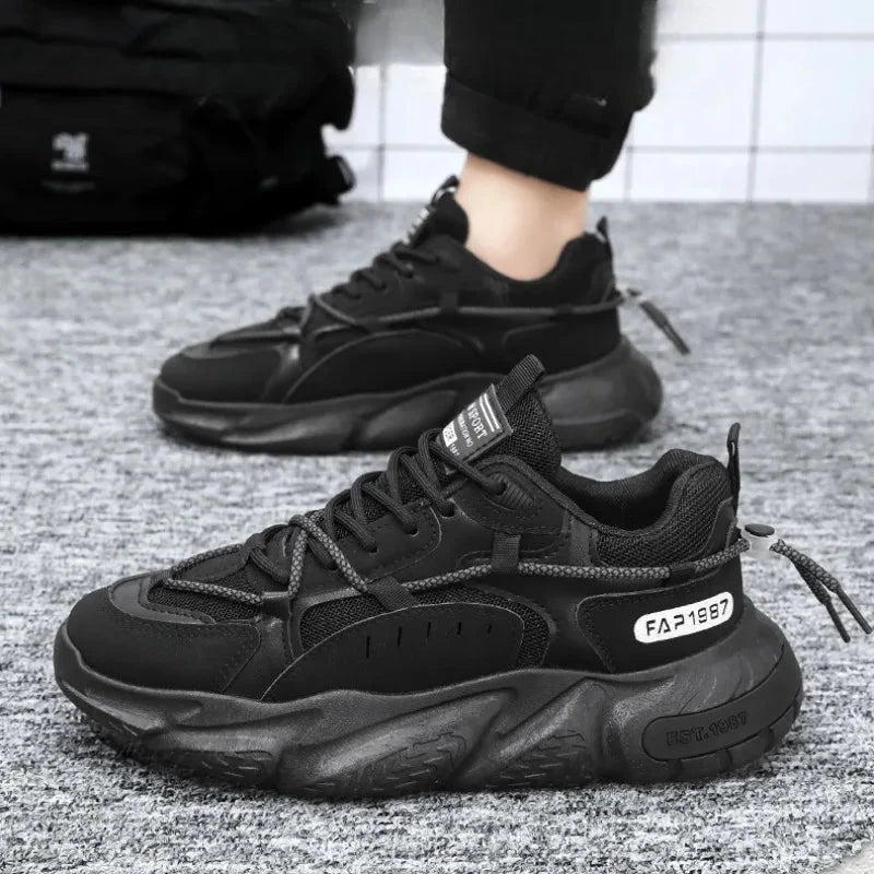 Fashion Men Sneakers Spring Breathable Comfort Air Cushion Running Shoes Outdoor Non Slip Wear-resistant Walking Shoe Zapatillas MU Group