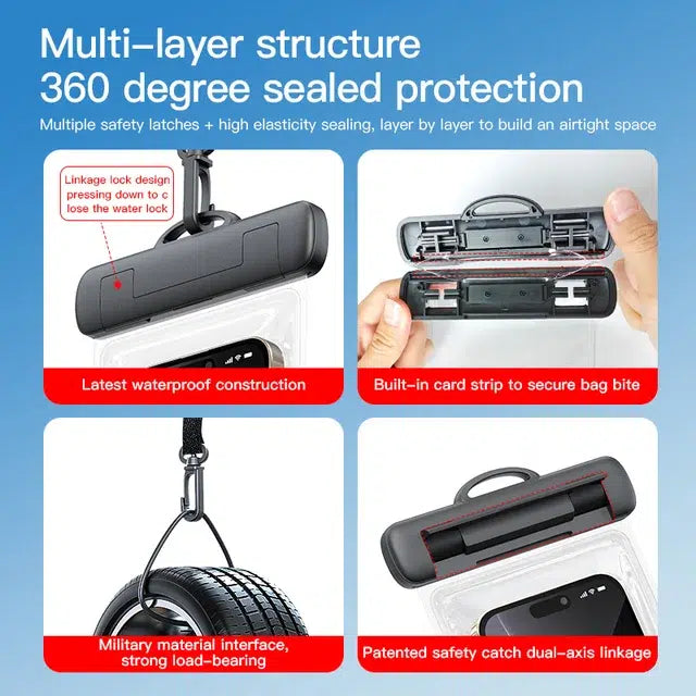 Rocoren Coque Téléphone Étanche Universelle