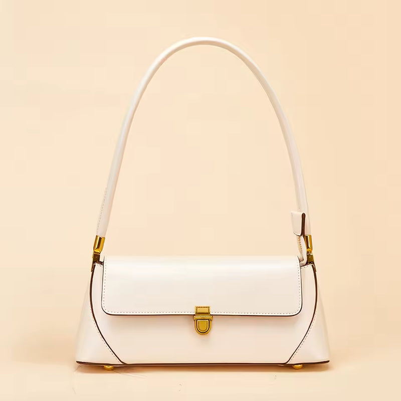 Sac à Main Femme Rétro – Sac à Bandoulière et Sous l'Aisselle en Cuir PU avec Fermeture à Rabat