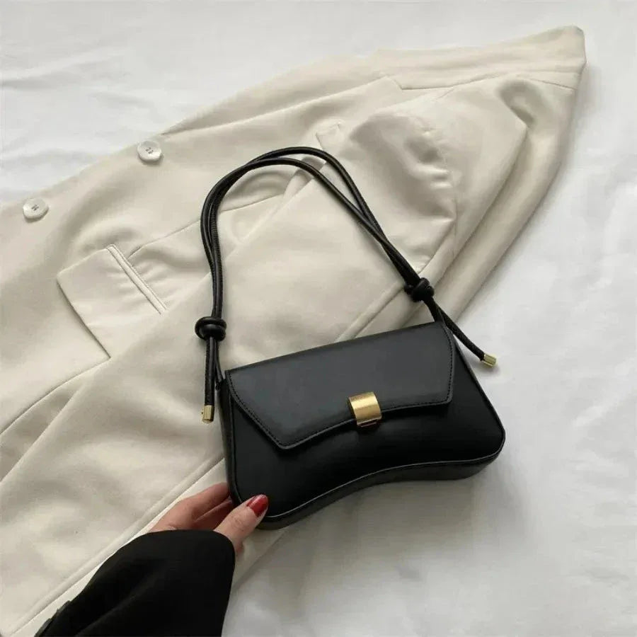 Sac à Main Femme Tendance – Sac Bandoulière Retro avec Appliques, Sac Crossbody Mini, Sac Sous l'Aisselle Élégant - Justyol