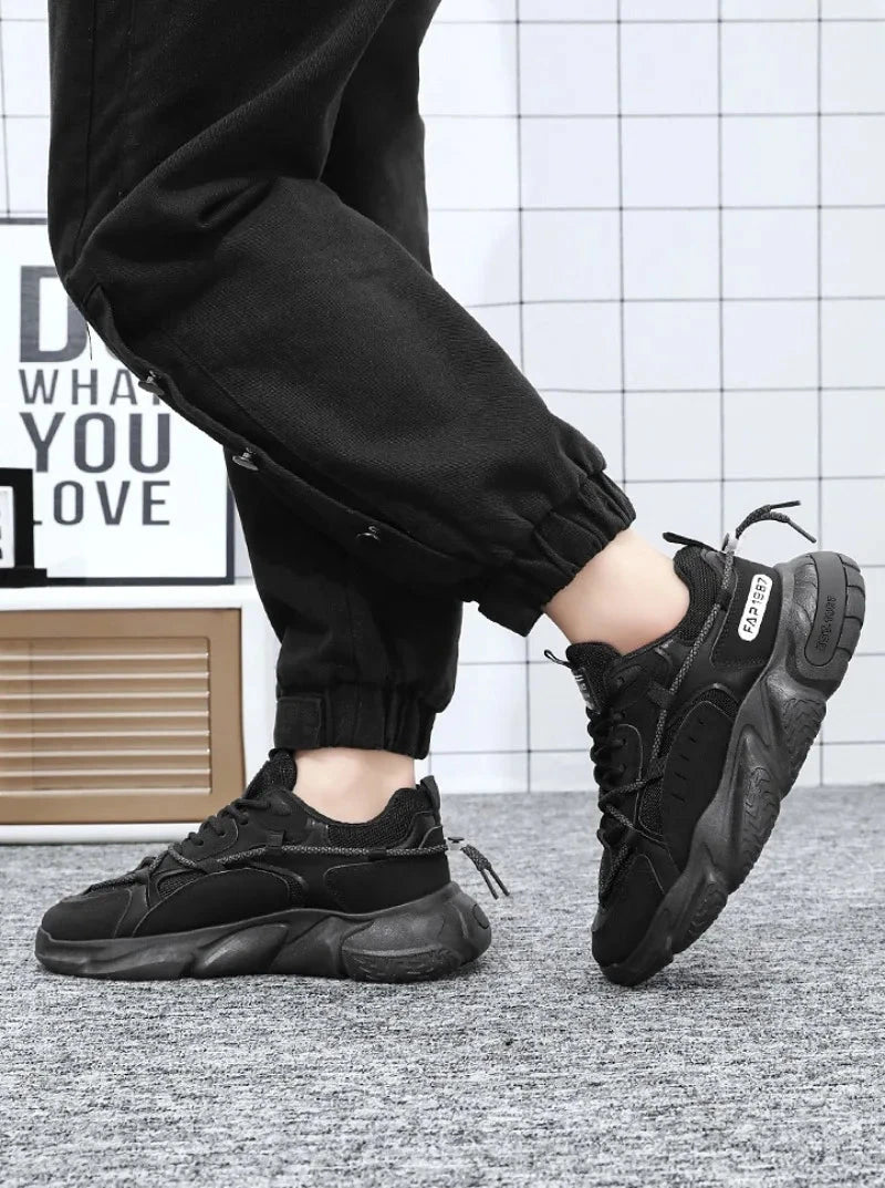 Fashion Men Sneakers Spring Breathable Comfort Air Cushion Running Shoes Outdoor Non Slip Wear-resistant Walking Shoe Zapatillas MU Group