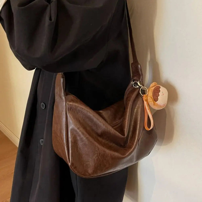 Sac Sous l'Aisselle Femme – Sac Dumpling Rétro, Sac à Bandoulière Tendance et Polyvalent, Sac Bandoulière et Crossbody