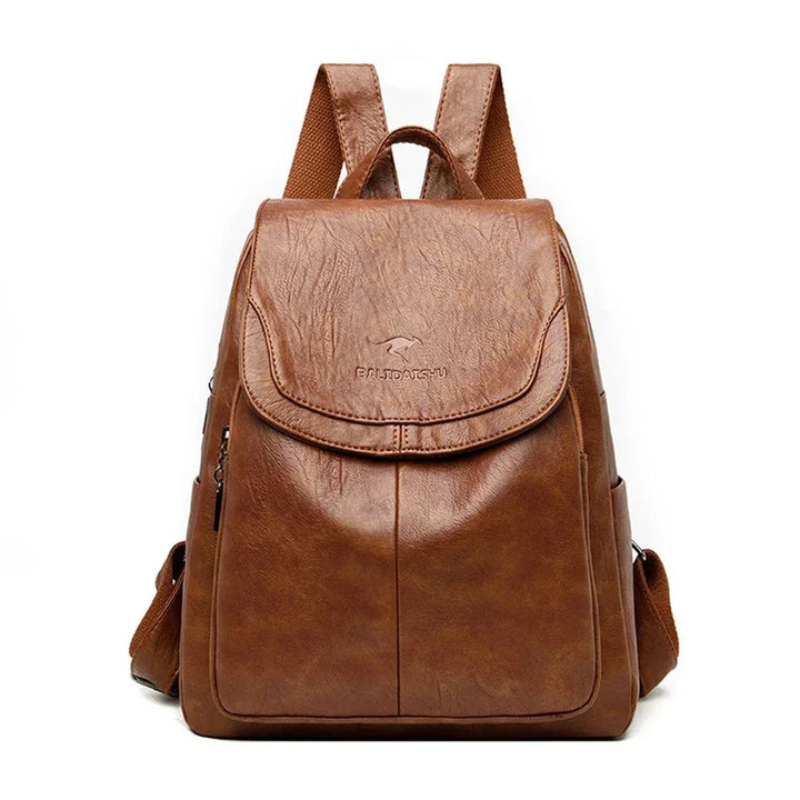 Sac à Dos Femme en Cuir Synthétique – Sac à Dos Fashion, Sac à Bandoulière Multifonction pour Femmes et Adolescentes
