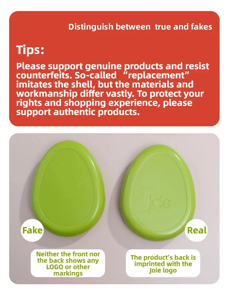 Joie Silicone Storage Box Fruit Vegetable Container Stretch Pod Airtight Avocado Tomato Lemon Onion Fresh-Keeping Anti-oxidation MU Group