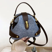 Sac Bandoulière Femme Décontracté – Sac en PU Léger à Couleurs Contrastées