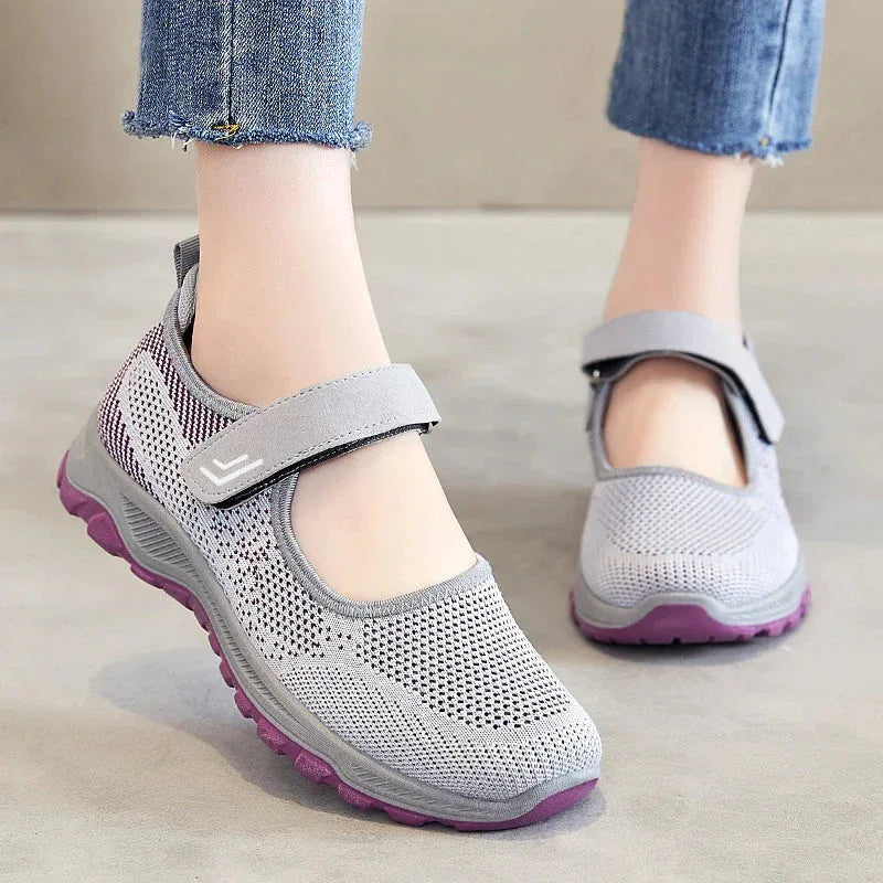 Chaussure Sportive Femme Casual Légère et Douce – Design Antidérapant pour un Confort Optimal - Justyol
