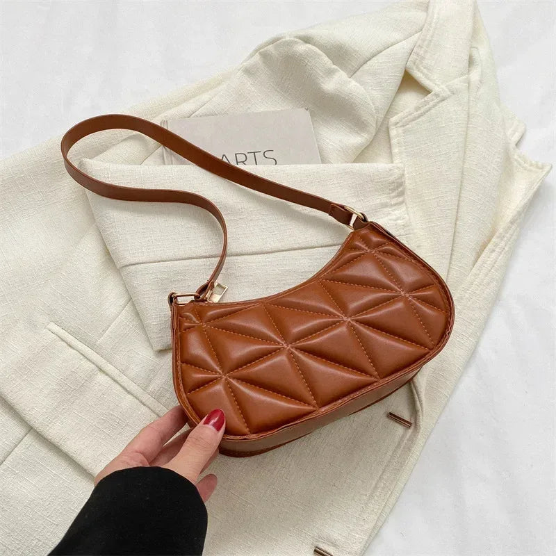 Sac à Main Femme en Cuir – Sac Bandoulière et Crossbody Rétro, Design Élégant et Polyvalent - Justyol