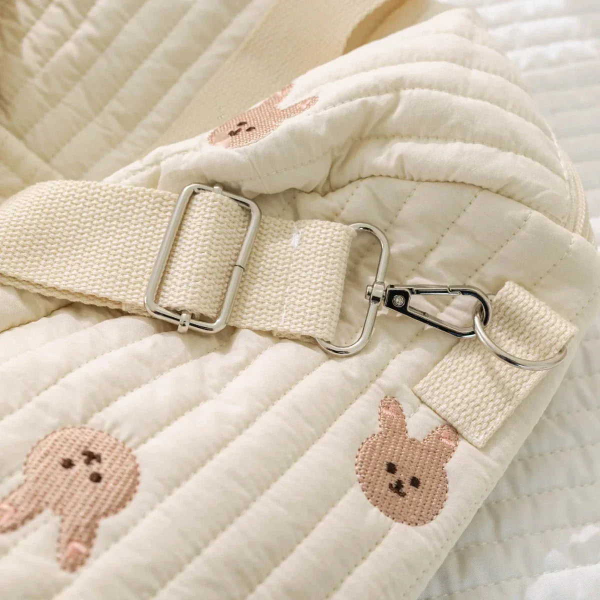 Sac à Main Maman Brodé – Sac de Rangement Grande Capacité, Sac de Voyage Multifonctionnel pour Maman - Justyol