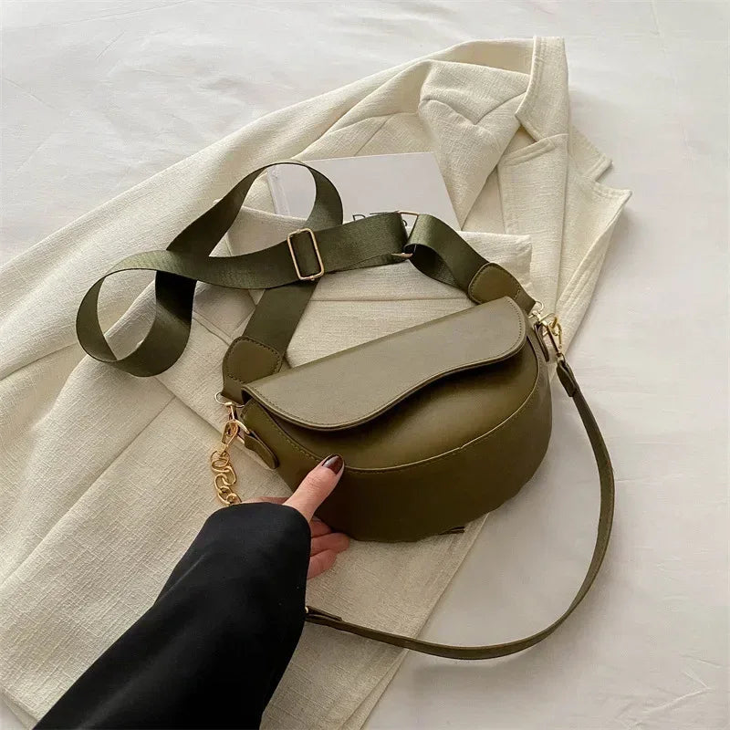 Sac à Main Femme Vintage en Cuir PU – Sac à Bandoulière à Double Poignées, Sac Crossbody Solide et Élégant - Justyol