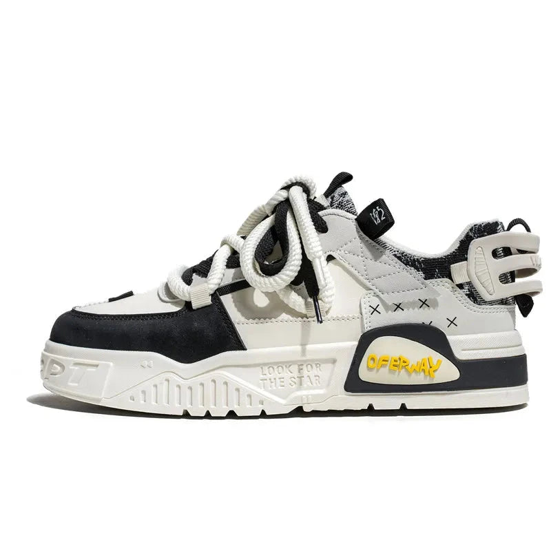 Men's motorcycle shoes, trendy and fashionable board shoes MU Group