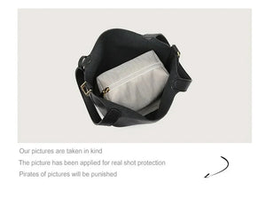 New lychee patterned bucket bag, women's handbag, Picotin bag MU Group