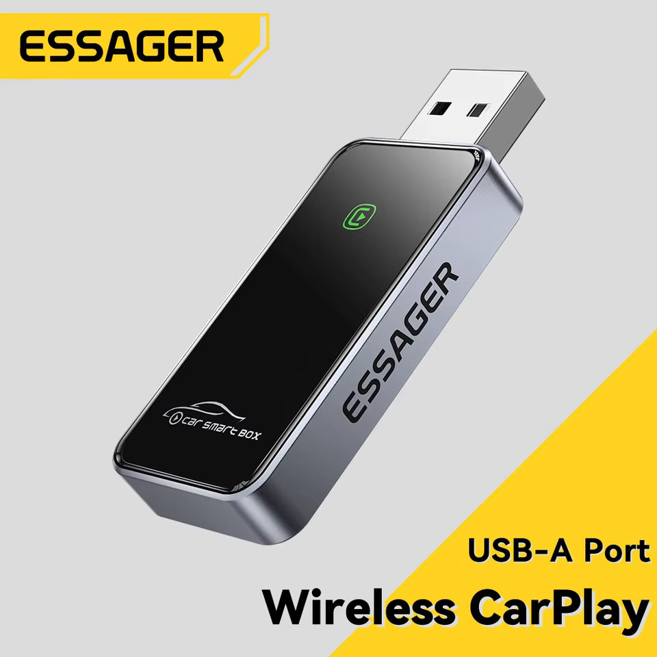 Essager CarPlay – Connectivité Sans Fil & Contrôle Intelligent