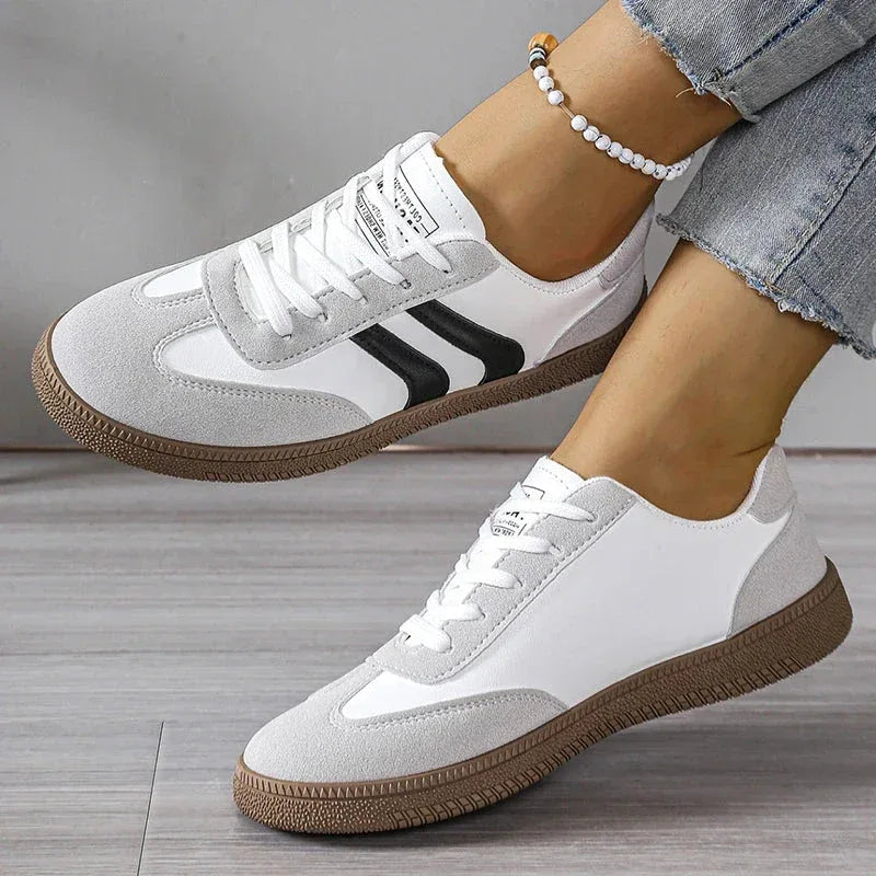 Sneakers Femme Confortables et Pratiques avec Semelle en Caoutchouc Antidérapante - Justyol