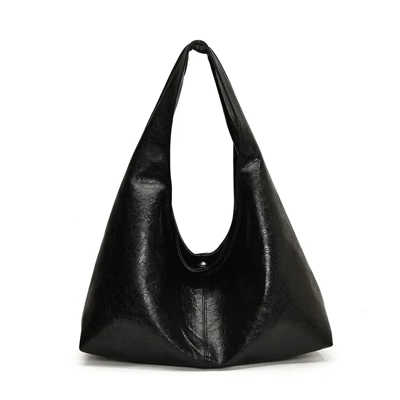 Sac à Main Femme Grand Modèle Hobo – Sac Bandoulière en Cuir Souple