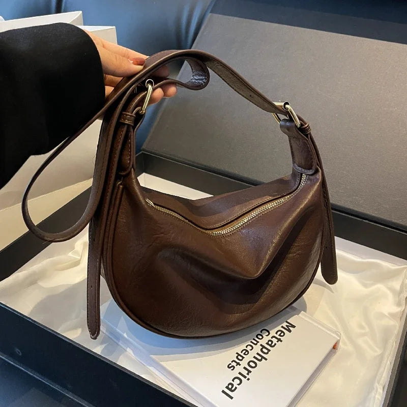 Sac à Main Femme Rétro – Sac à Bandoulière et Hobo Grand Capacité, Sac Soft Luxe et Pratique
