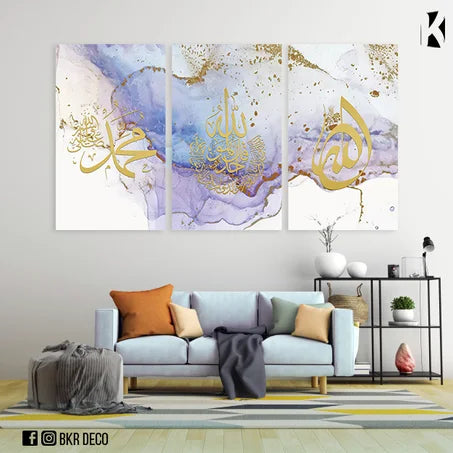 tableau impression en toile   mauve
