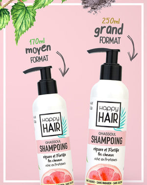 SHAMPOING Naturel au GHASSOUL Sans Sulfate Sans Silicone 170 ML | UrbanK URBANK