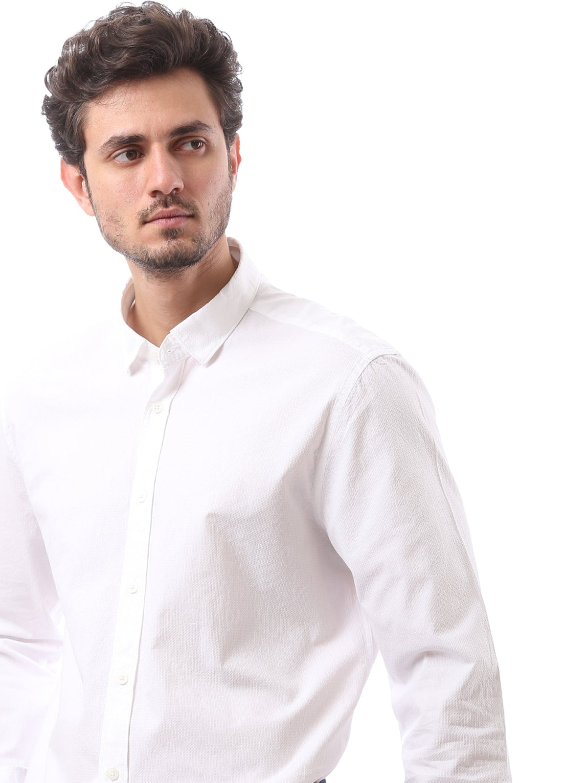 Chemise Homme à Manches Longues – Style Élégant et Polyvalent - SHI23GFIN19046TM1