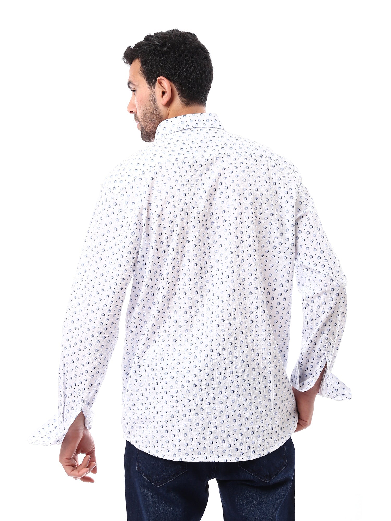 Chemise pour homme décorée de motifs élégants - SHI24SAIR19543TM1