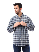 Chemise pour homme à carreaux à manches longues - Design moderne et confortable - SHI24SCIR17404TM1