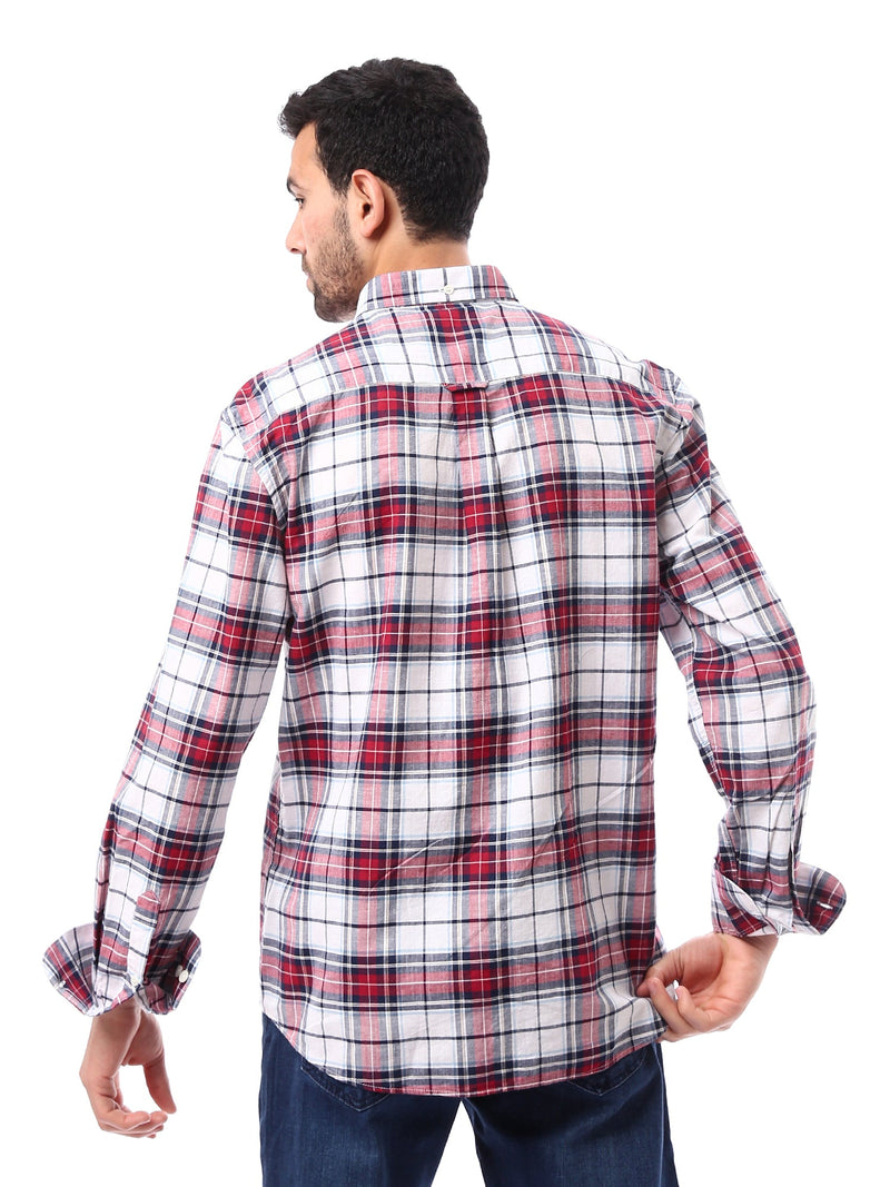 Chemise homme à carreaux classique manches longues - SHI24SCIR17406TM1