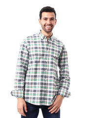 Chemise homme à carreaux à manches longues – design moderne et confortable – SHI24SCOR17410TM1