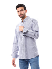 Chemise homme à carreaux manches longues au design moderne - SHI24SCOR17411TM1
