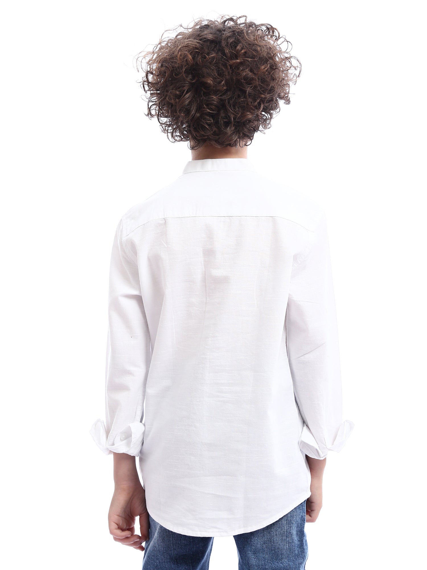 Chemise pour enfant garçon avec col droit - SHI24SECS31113TB1