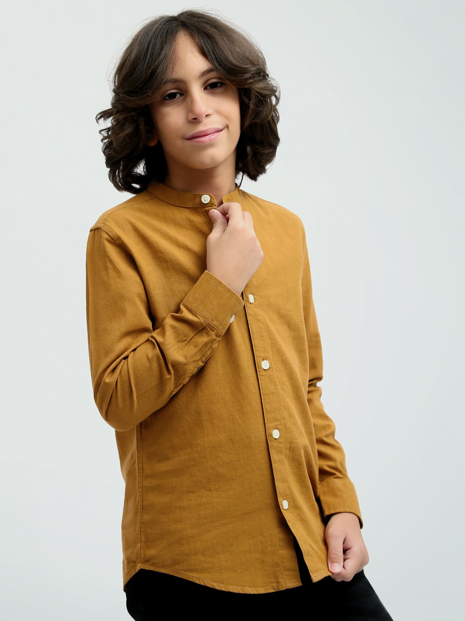 Chemise enfant élégante d’hiver à manches longues - SHI24SEIA31143TB1