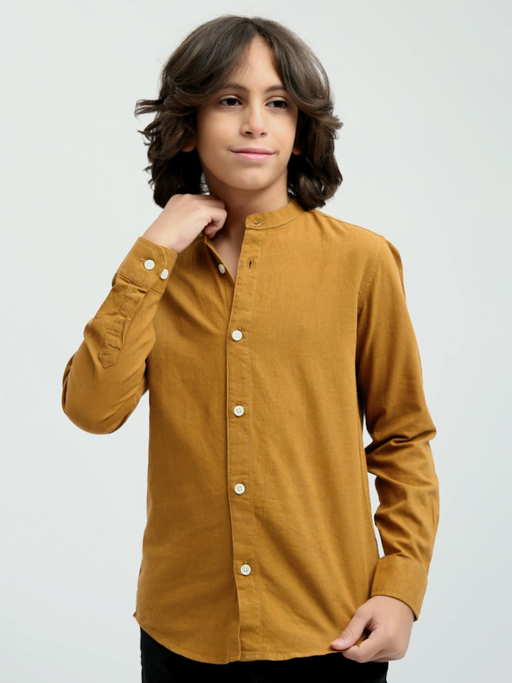 Chemise enfant élégante d’hiver à manches longues - SHI24SEIA31143TB1