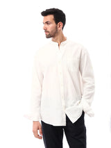 Chemise homme à manches longues, coupe moderne et design élégant.  - SHI24SEIS19429TM1