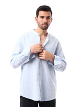 Chemise homme à manches longues, coupe moderne et design élégant.  - SHI24SEIS19429TM1