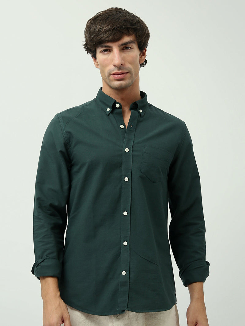 Chemise Homme Manches Longues Slim Fit à Col Boutonné - SHI24SEOR19555TM1