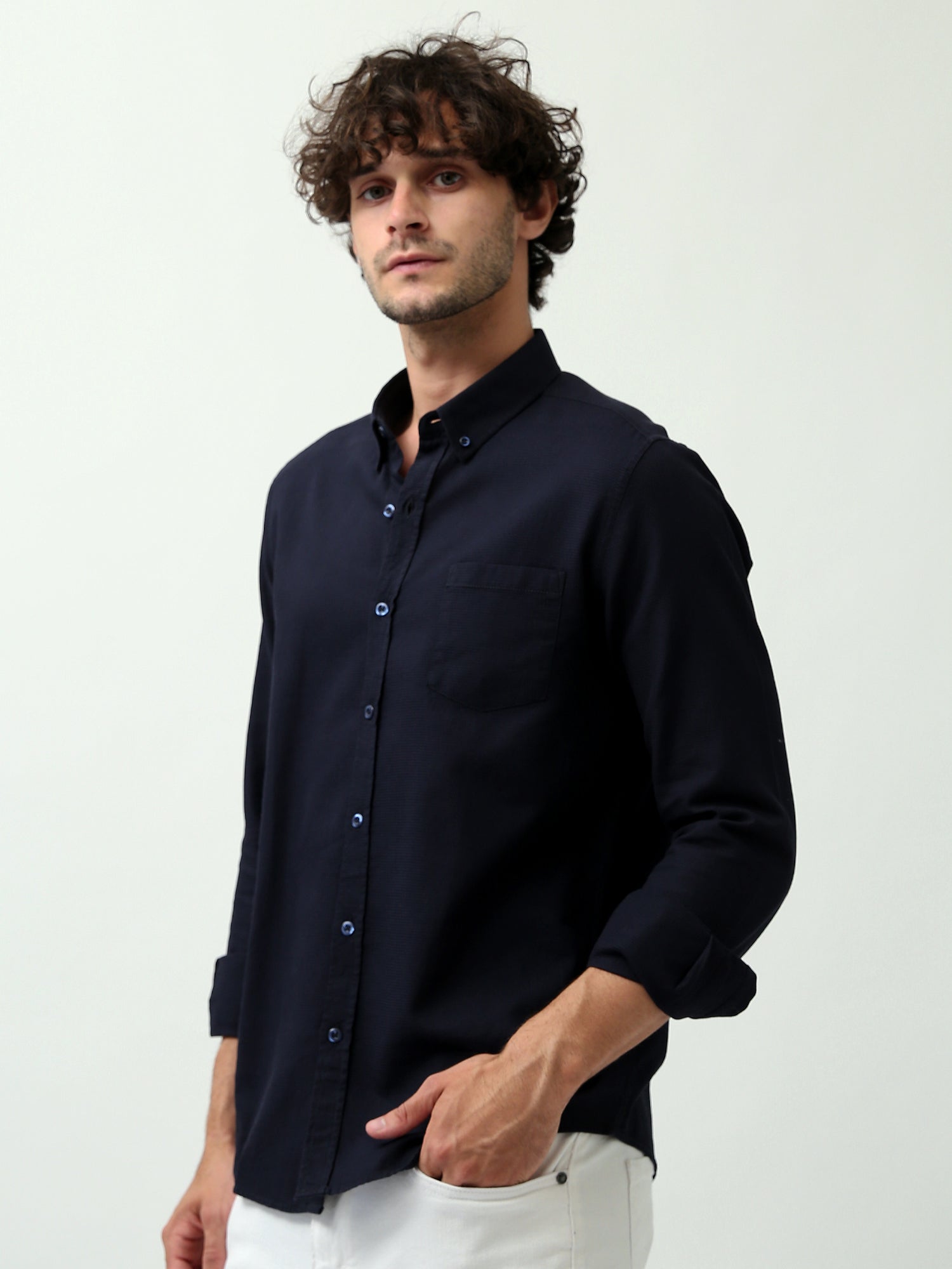 Chemise Homme Regular Fit – Couleurs Havana et Mid Green – SHI24SEPR19474TM1