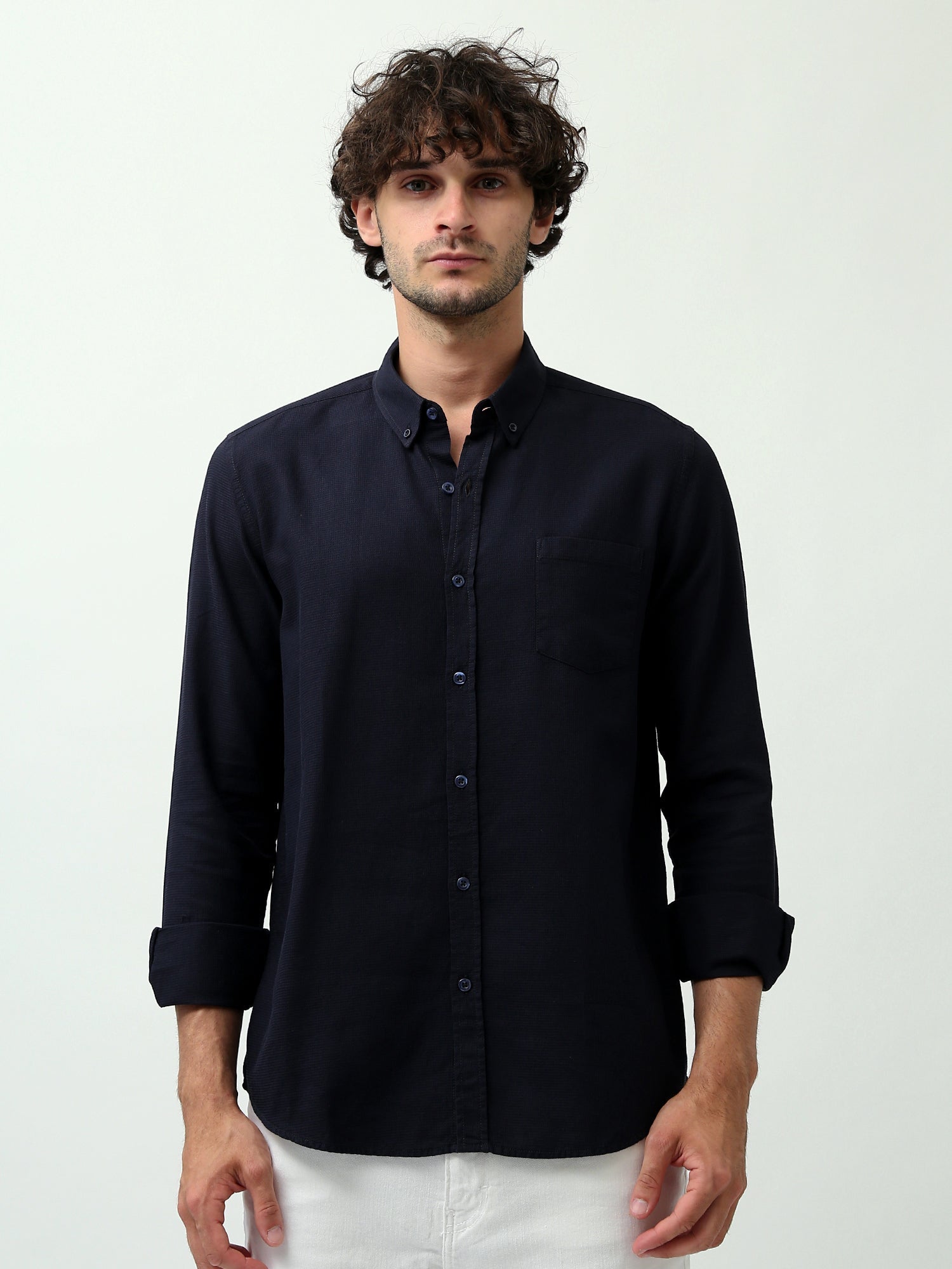 Chemise Homme Regular Fit – Couleurs Havana et Mid Green – SHI24SEPR19474TM1