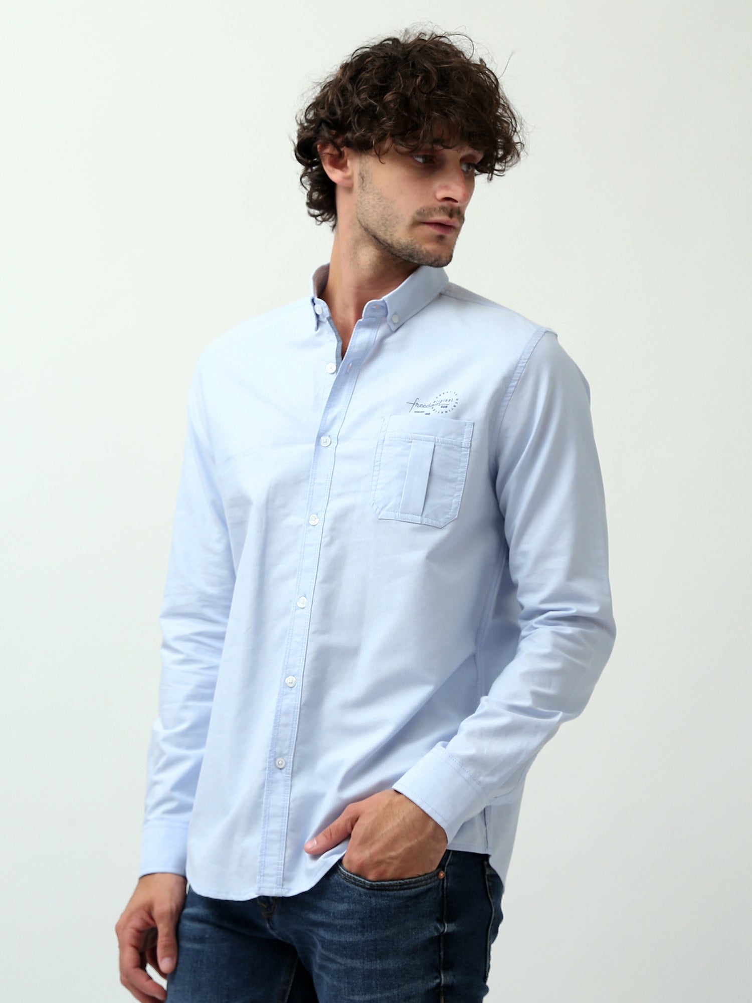 Chemise Homme à Manches Longues - Design Classique, Confortable et Élégant - SHI24SPOR19537TM1