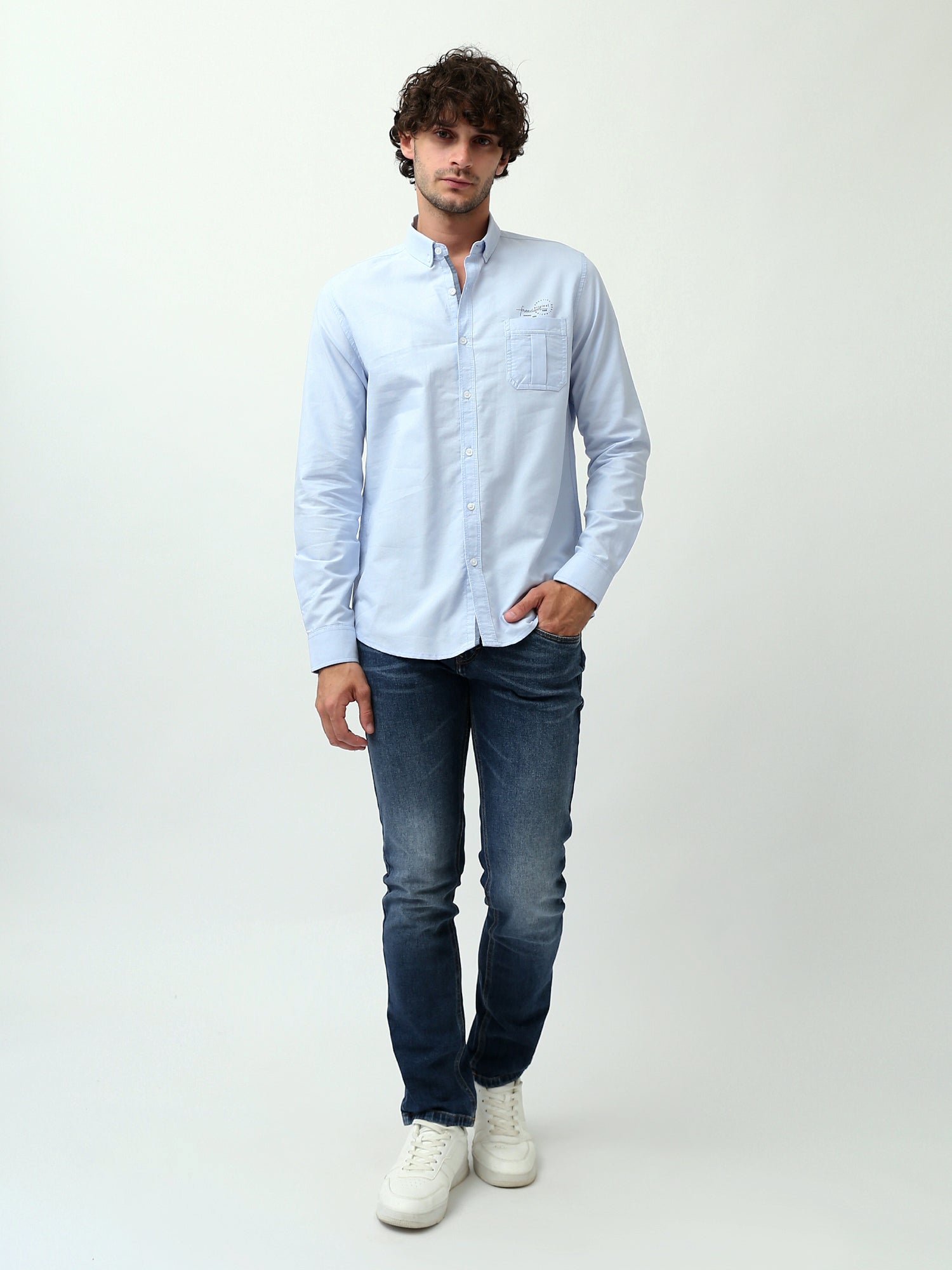 Chemise Homme à Manches Longues - Design Classique, Confortable et Élégant - SHI24SPOR19537TM1