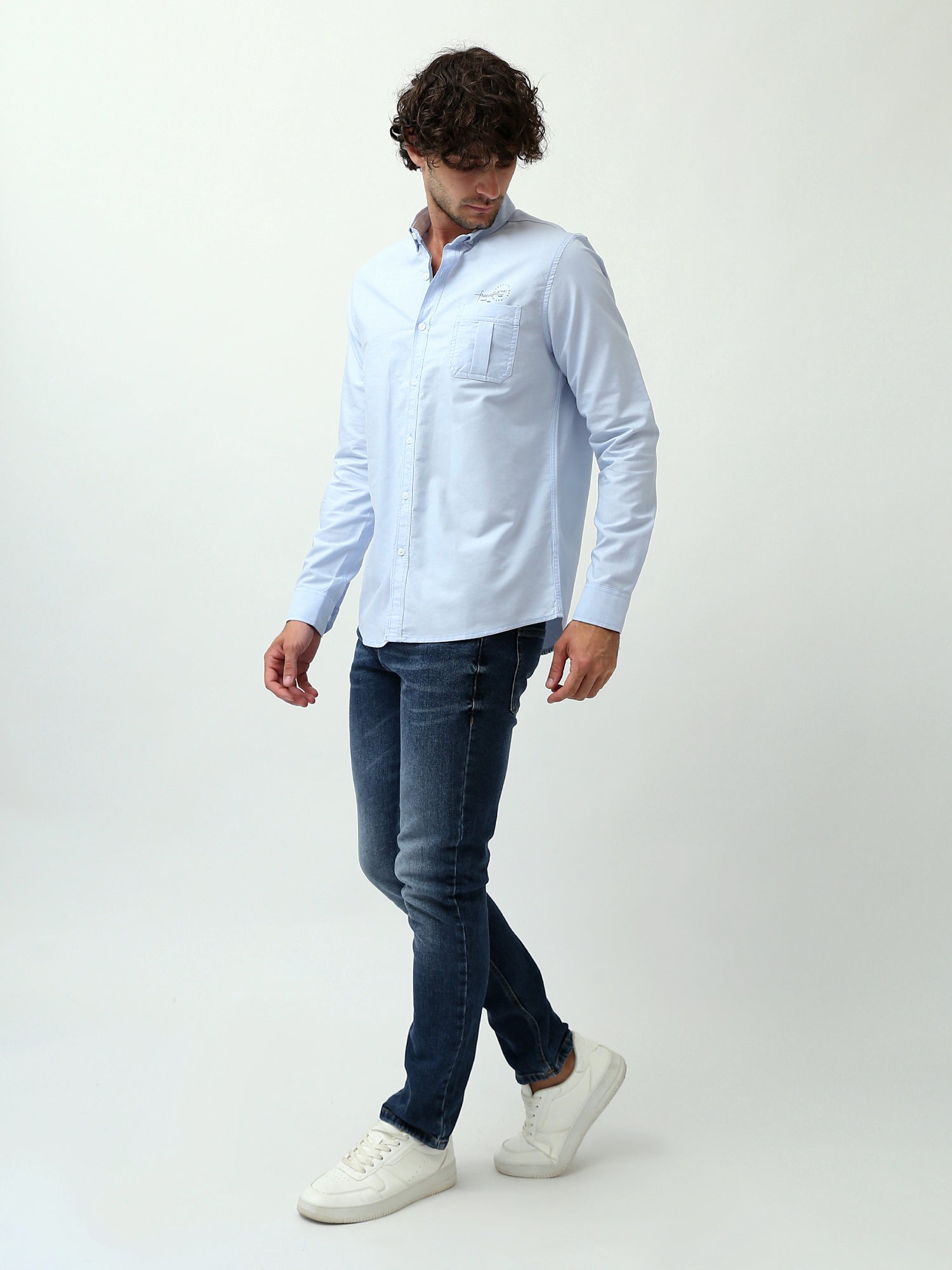 Chemise Homme à Manches Longues - Design Classique, Confortable et Élégant - SHI24SPOR19537TM1