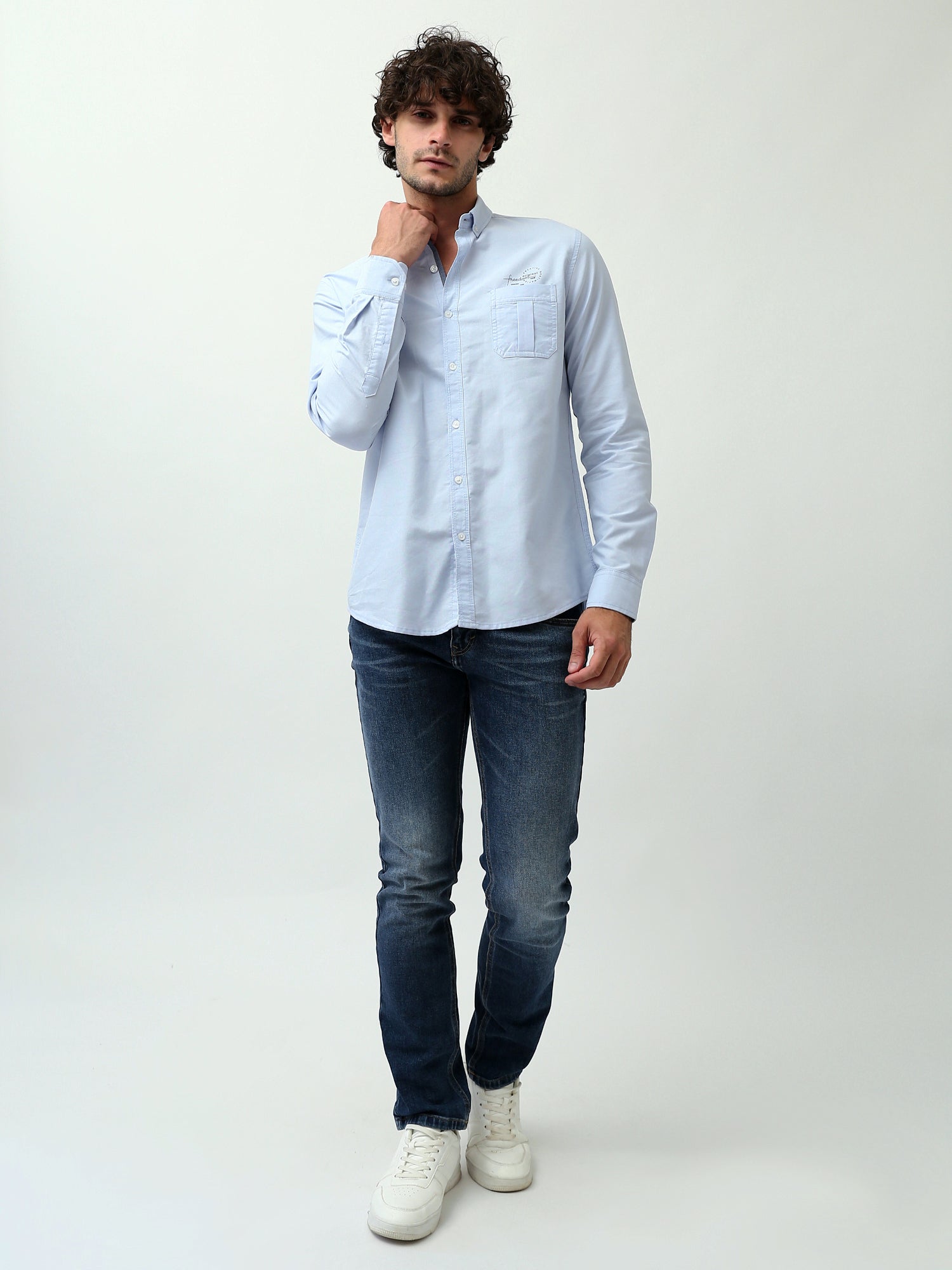 Chemise Homme à Manches Longues - Design Classique, Confortable et Élégant - SHI24SPOR19537TM1