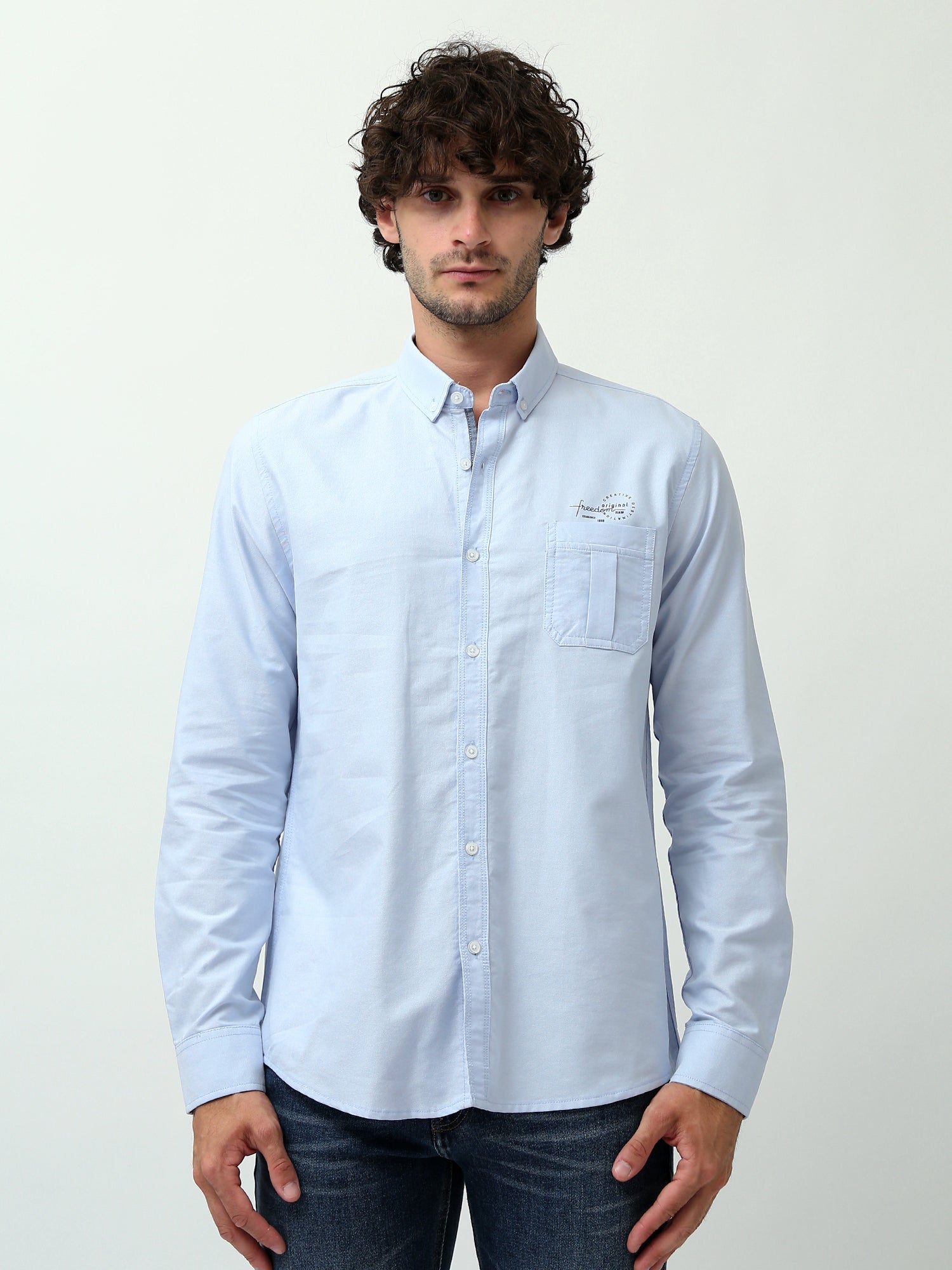 Chemise Homme à Manches Longues - Design Classique, Confortable et Élégant - SHI24SPOR19537TM1