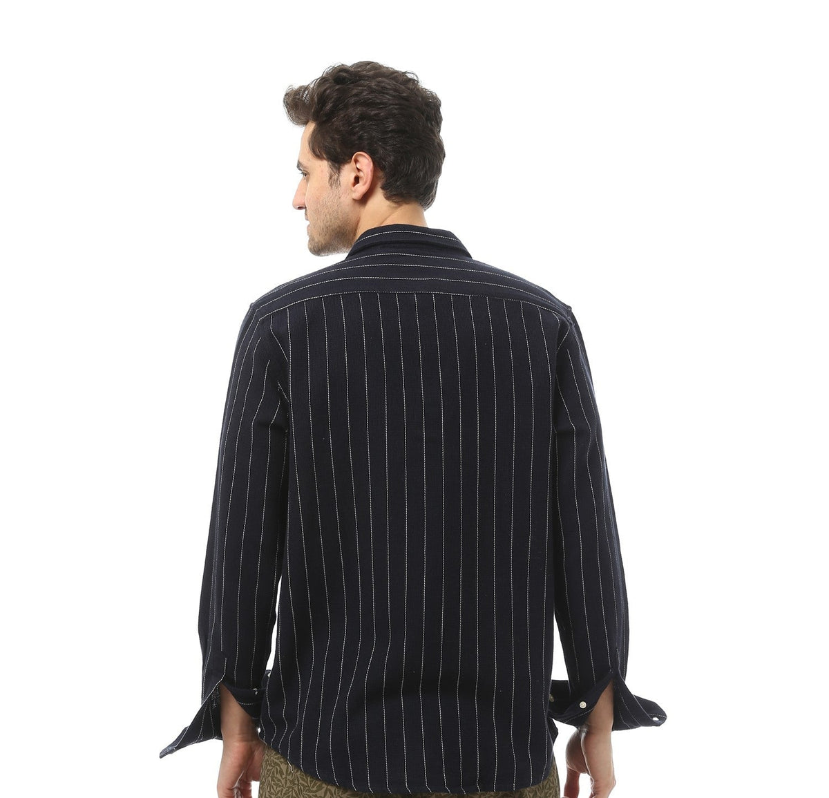 Chemise homme élégante à rayures horizontales – SHI24SSCR19415TM1