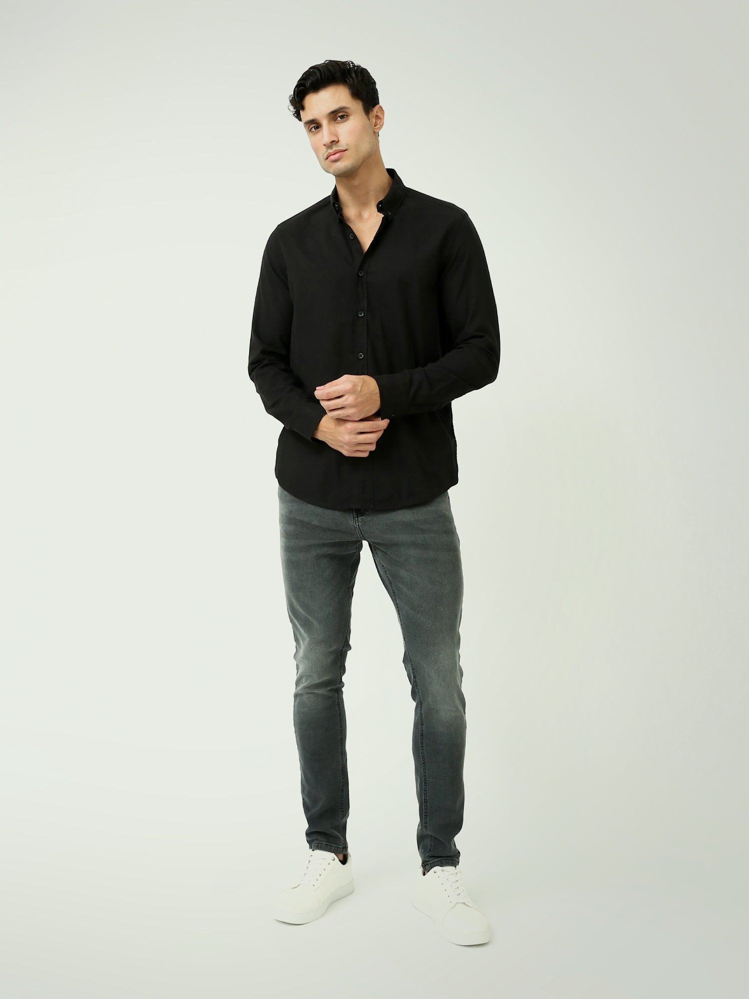 Chemise homme à manches longues au design moderne - SHI25AECR19862TM1