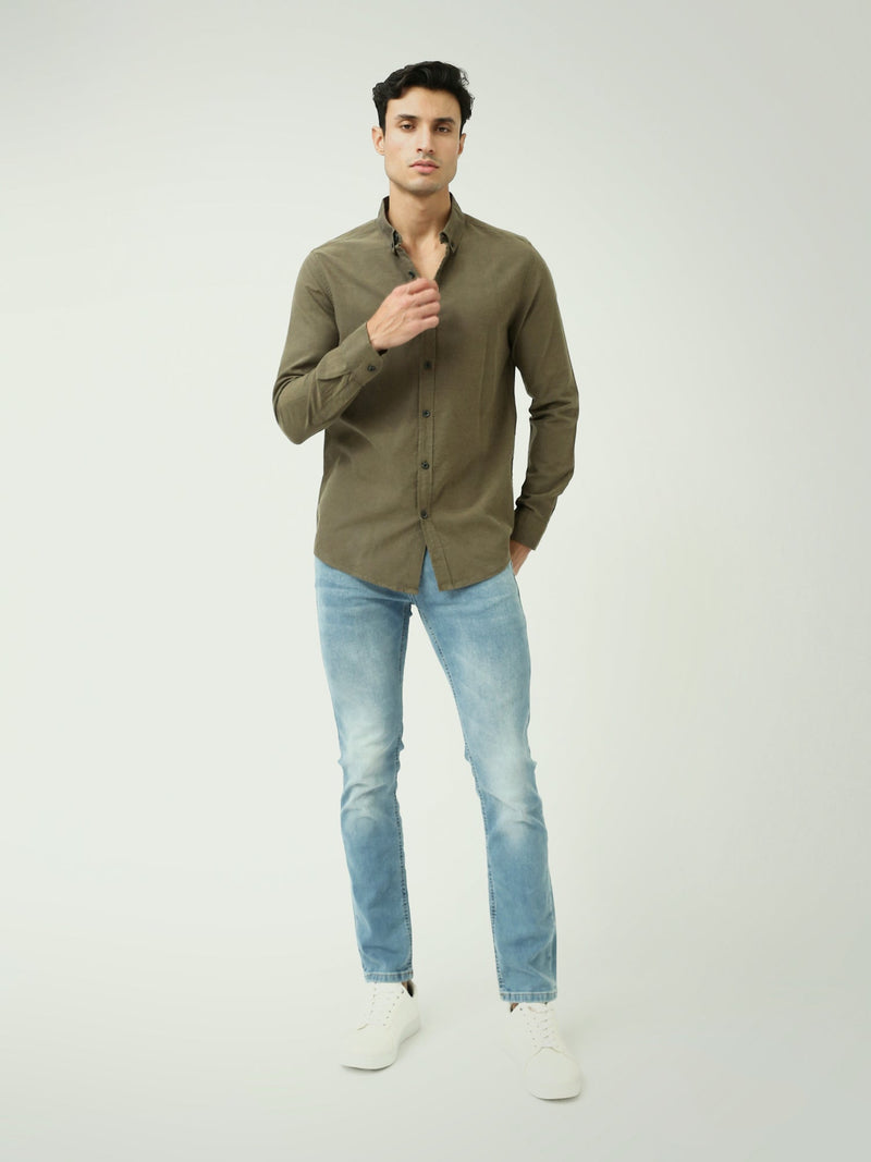 Chemise homme à manches longues au design moderne - SHI25AECR19862TM1