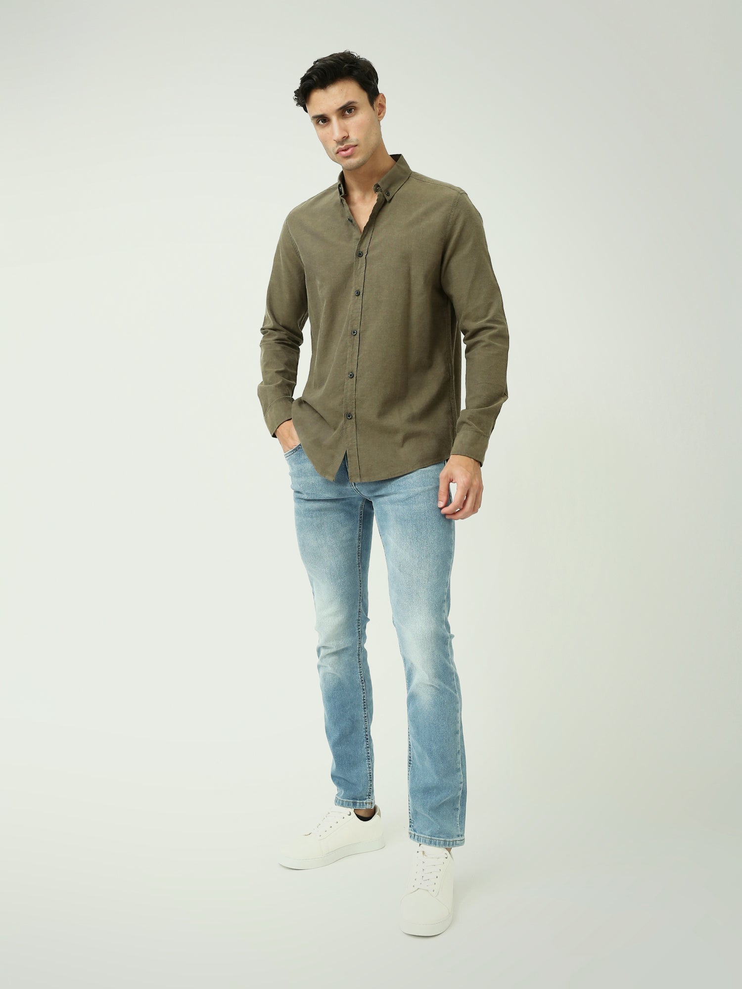 Chemise homme à manches longues au design moderne - SHI25AECR19862TM1